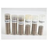 (6) Rolls and Partial Rolls of Circulated Wheat Ce