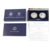 2000 Leif Ericson Silver Two Coin Set