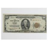 Series 1929 $100 National Currency Brown Seal