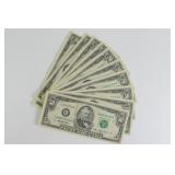 (11) Sequential Fifty Dollar Notes $550.00 Face