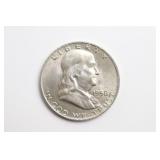 1958-D Franklin Half Dollar
