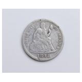 1891-S Seated Liberty Dime