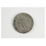1875 Denmark One Krone Silver Coin