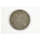 1866 German States Silver Thaler.