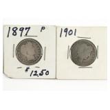 (2) Barber Quarters. 1897  & 1901