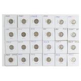 24 Mercury Dimes