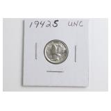 1942-S Mercury Dime