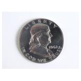 1962 Proof Franklin Half Dollar