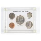 1964 US Mint Type Set in Capital Holder