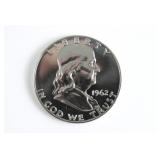 1962 Proof Franklin Half Dollar