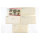(5) US Mint Uncirculated Sets. 1977, 78, 79, 80, 8