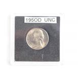 1950-D Jefferson Nickel