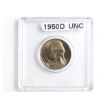 1950-D Jefferson Nickel