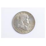 1949-DFranklin Half Dollar