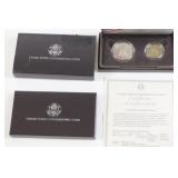 1989 Congressional Two Coin Proof Set