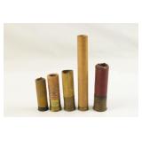 (5) Antique 4, 8 &10 Ga. Display Cartridges 2