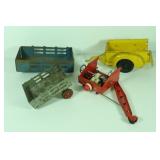 Marx Asst Pressed Steel Trailers & Equipment