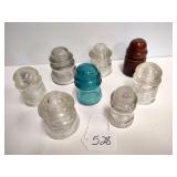 Insulators - Hemingway, Pyrex, Whitall