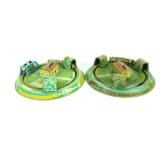 2 Vtg Marx Honeymoon Express Wind Up Trains