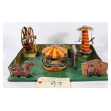 Carnival Amusement Park Tin Wind-up Toy