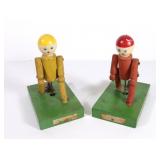 Wooden Hustler Toy Horseshoe Throwing Men