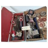 (2) Gilbert Erector Sets in Wooden Cases