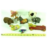 Vintage Tin Litho Toys/Animals