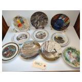 (10) Assorted Ceramic Collector Plates. See Photos