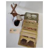 Antique Stereo Viewer with cards