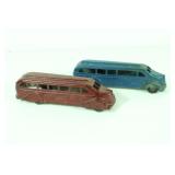 (2) Vintage Metal Masters Busses
