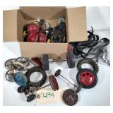 Toy Tractor and Tank Parts