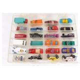 Vintage Hot Wheels/Matchbox, etc. Cars in Case.