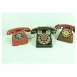 (3) Metal Toy Phones