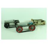 (3) Vintage Metal Tractors