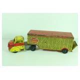 Vtg Marx Livestock Trailer and Tractor