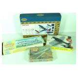 (4) Model Airplanes.Testors, Matchbox & Guillows