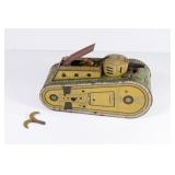 Marx Wind Up Tin Litho Doughboy Tank W/Key