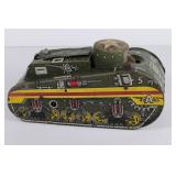 Marx Tin Litho US Tank w/Doughboy PopUp