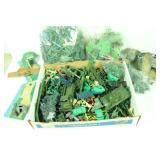 Large lot toy soldiers and accessories