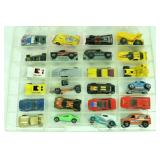 (24) 1970-1980 Hot Wheels in Plastic Display Case