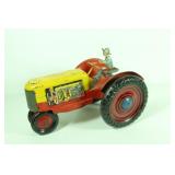 Vtg Marx Litho Tin Tractor