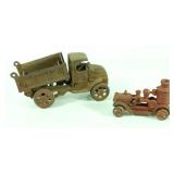 (2) Vintage Cast Iron Toys