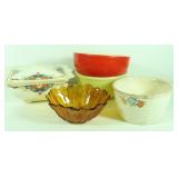 (5) Vintage Bowls & Server