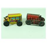 (2) Small Marx Tractors