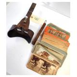 Antique Stereo Viewer with cards