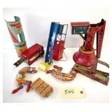 Lot of Parts for Tin Litho Toys