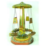 Vtg J Chein Windup Rocket Ride