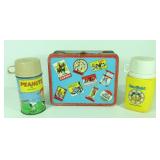 1960 Ohio Art World Travel Metal Lunch Box