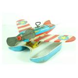 Vtg MCM Tin Litho Coast Guard Sea Plane - Works