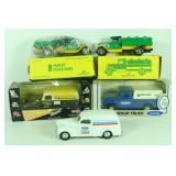 (5) Die Cast Metal Banks